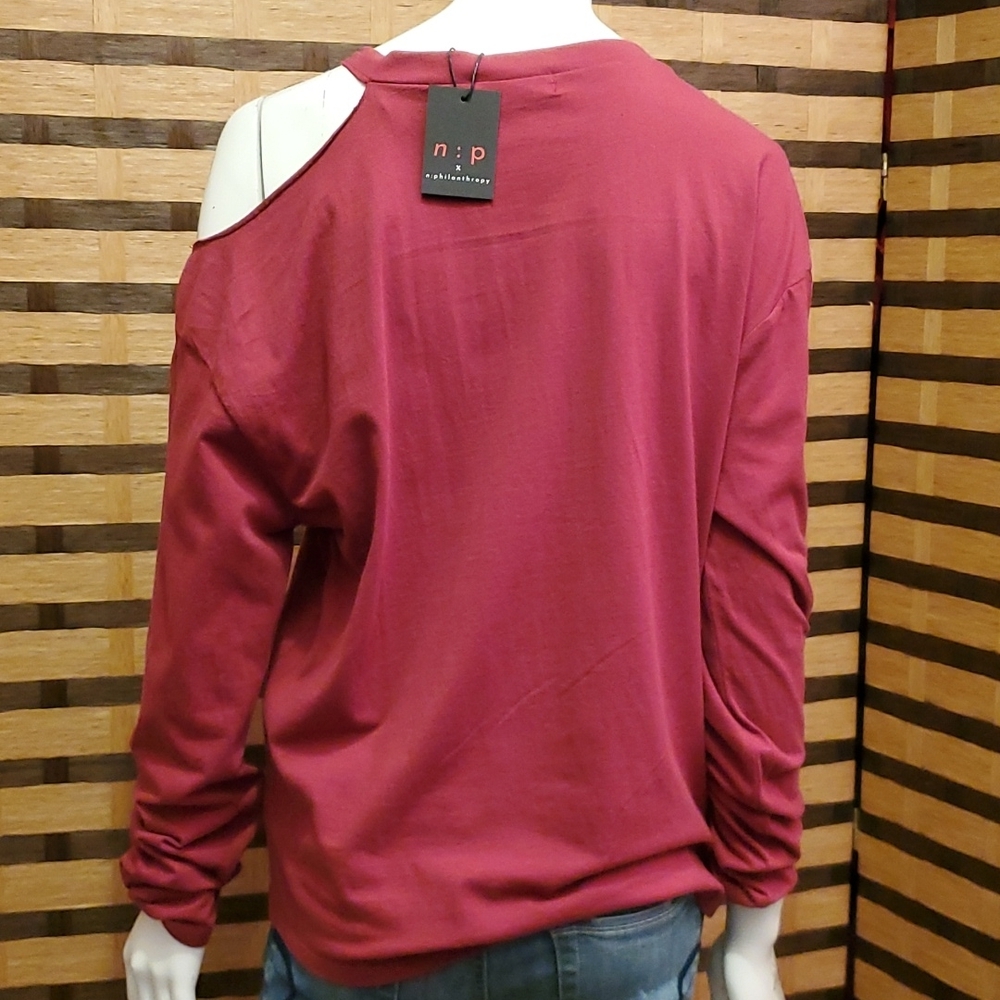 NWT!  n:PHILANTHROPY one shoulder top - Picture 8 of 9